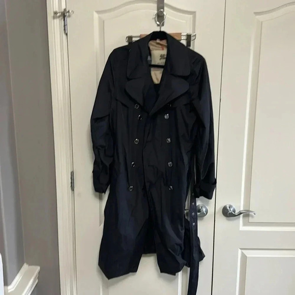 Burberry 100% nylon trench coat size 14 - Picture 1 of 8